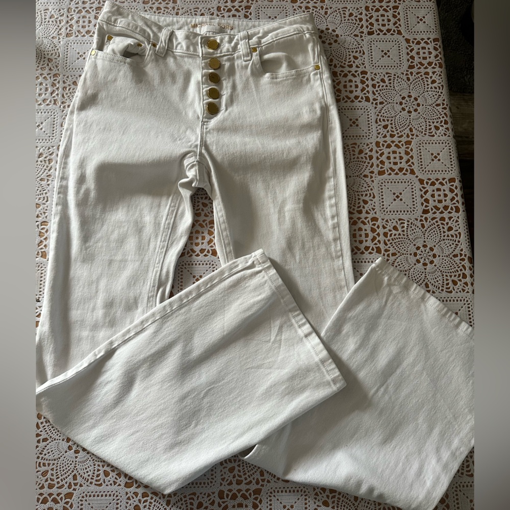 Michael Kors White Jeans boot cut